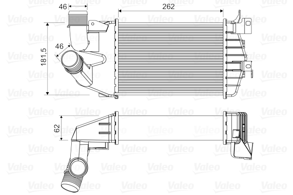 Välijäähdytin VALEO 818556
