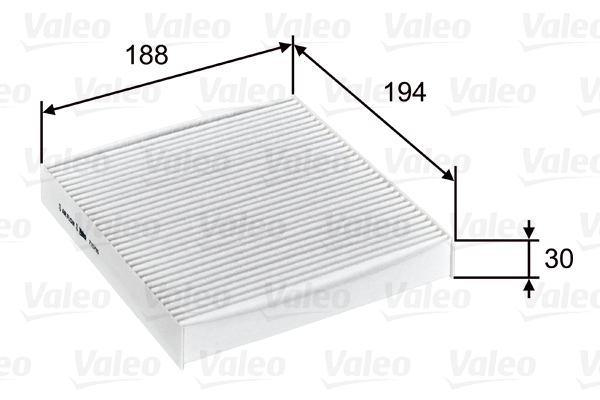 Raitisilmasuodatin VALEO 715755