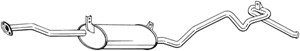 Takaäänenvaimentaja, MITSUBISHI L400 Buss, L400 Skåp, MR299057, XR299057