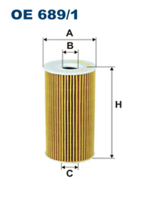 Öljynsuodatin FILTRON OE 689/1