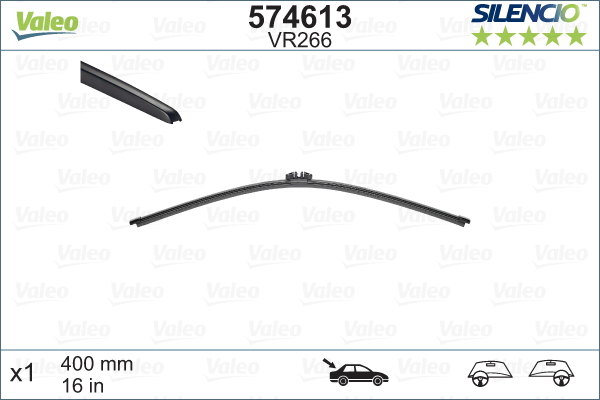 Pyyhkijänsulka VALEO 574613