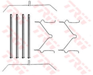 Tarvikesarja, jarrupala, Etuakseli, TOYOTA,VW, 04411-22000, 04411-29000, 04511-29000, 441129000, 451129000, J42 112 900 00