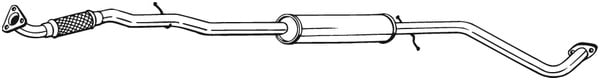 Keskipönttö BOSAL 292-005