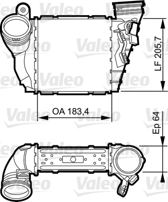 Välijäähdytin VALEO 817557