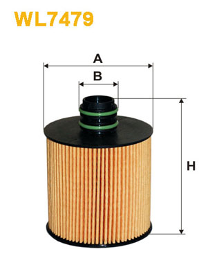 Öljynsuodatin WIX FILTERS WL7479