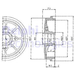 Jarrurumpu DELPHI BF392