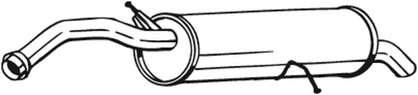 Takaäänenvaimentaja BOSAL 135-093