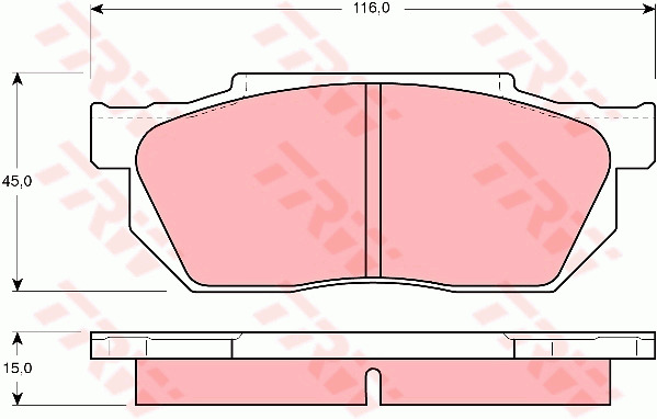 Jarrupalasarja, levyjarru TRW GDB358