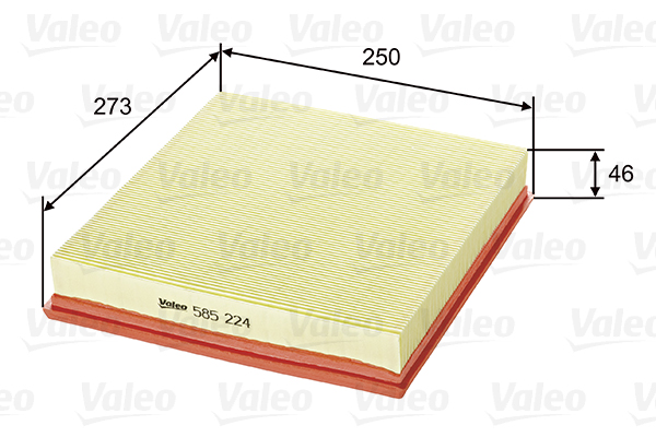 Ilmansuodatin VALEO 585224