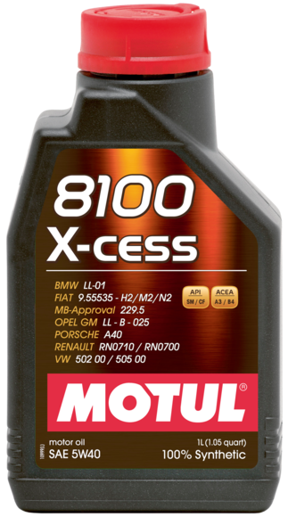 Moottoriöljy MOTUL 8100 X-CESS 5W40 1L