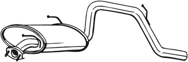 Takaäänenvaimentaja BOSAL 219-381