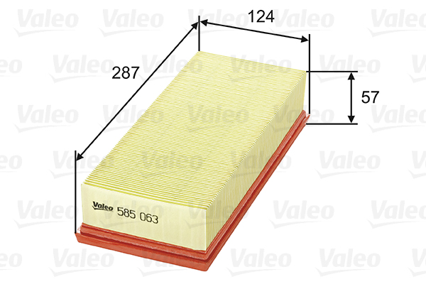 Ilmansuodatin VALEO 585063