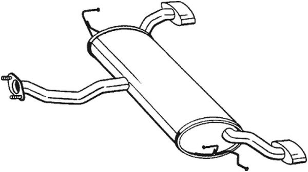 Takaäänenvaimentaja BOSAL 165-003