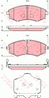 Jarrupalasarja, levyjarru TRW GDB3365