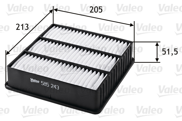 Ilmansuodatin VALEO 585243