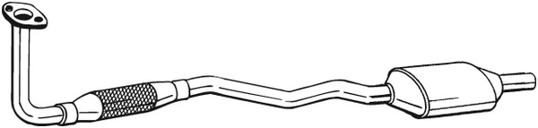 Jälkiasennuskatalysaattori BOSAL 099-639
