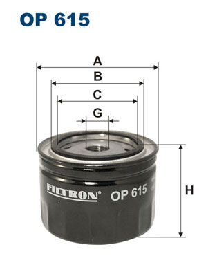 Öljynsuodatin FILTRON OP 615