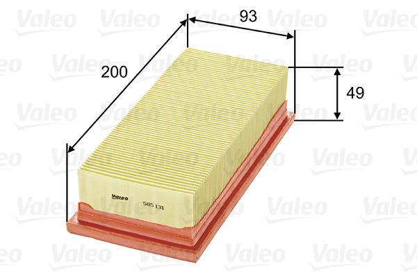 Ilmansuodatin VALEO 585131