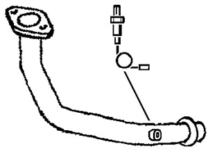 Pakoputki, Edessä, TOYOTA COROLLA, COROLLA Compact, COROLLA Kombi, COROLLA Liftback, 17410-0D020, 17410-22140