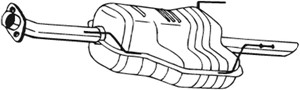 Takaäänenvaimentaja, OPEL ASTRA G Classic, ASTRA G Halvkombi, VAUXHALL ASTRA Mk IV, 24422992, 24423001, 5852055, 5852067, 5852097, 58521