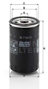Öljynsuodatin MANN-FILTER W 719/13
