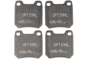 Jarrupalasarja, levyjarru, Takana, OPEL OMEGA A, SENATOR B, VAUXHALL CARLTON Mk Kombi III, CARLTON Mk Sedan III, SENATOR Mk II, 1605688,