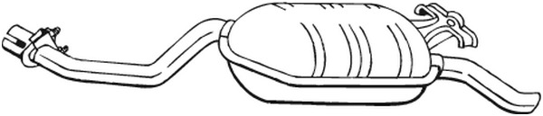 Takaäänenvaimentaja BOSAL 278-209