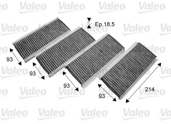 Raitisilmasuodatin VALEO 715712