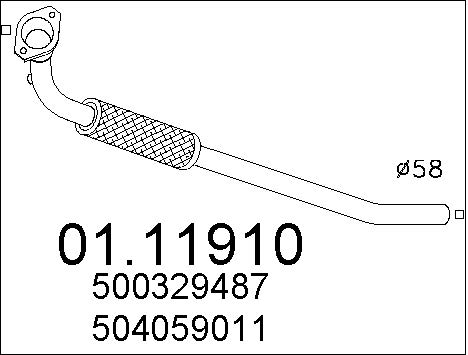 Pakoputki MTS 01.11910