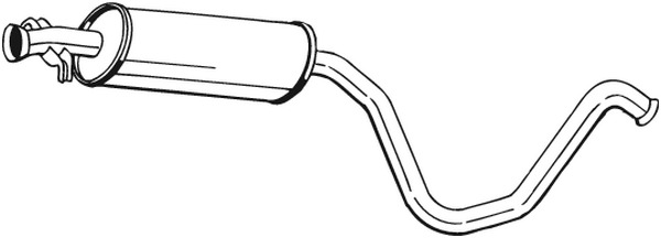 Keskipönttö BOSAL 281-831