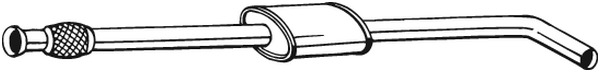 Keskipönttö BOSAL 282-427