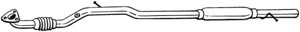 Keskiäänenvaimentaja, OPEL AGILA, VAUXHALL AGILA Mk I, 24430559, 5852147
