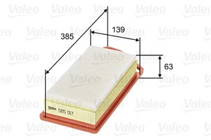 Ilmansuodatin, CITROËN C3 I, PEUGEOT 206+, 207, 207 Skåp/halvkombi, BIPPER, MA5635, MA-5635, Y4011-3Z40