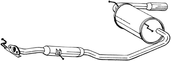 Takaäänenvaimentaja BOSAL 284-567