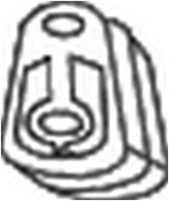 Kumisuikale, pakoputkisto BOSAL 255-667