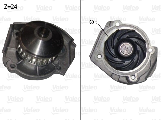Vesipumppu VALEO 506640