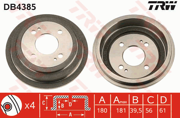Jarrurumpu TRW DB4385