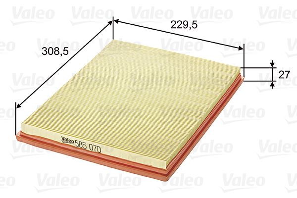 Ilmansuodatin VALEO 585070