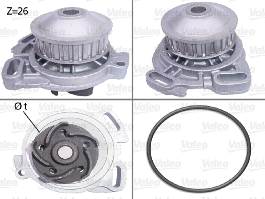 Vesipumppu VALEO 506190