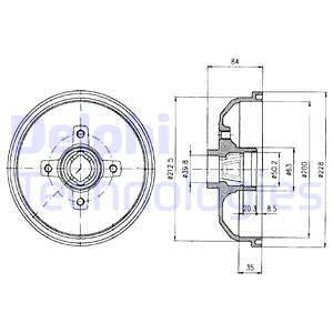 Jarrurumpu DELPHI BF293