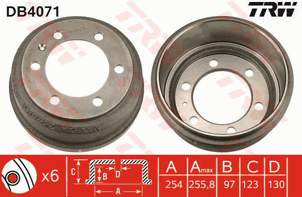 Jarrurumpu TRW DB4071
