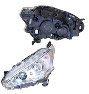 Ajovalo, Oikea, PEUGEOT 208 I, 208 Skåp/halvkombi, 1608206680, 1609697280