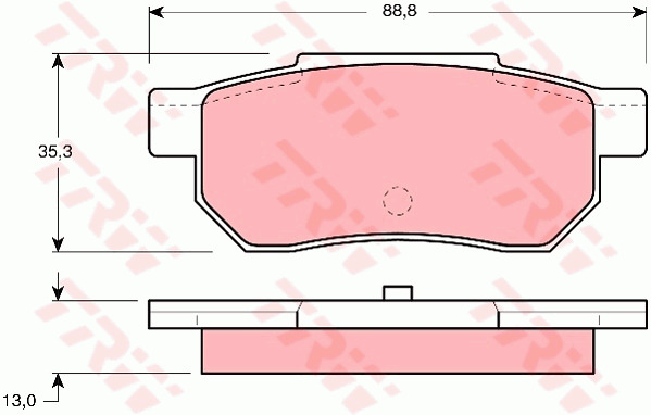 Jarrupalasarja, levyjarru TRW GDB775