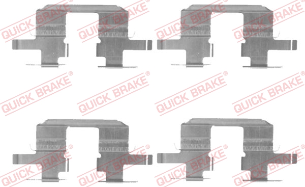 Tarvikesarja, jarrupala QUICK BRAKE 109-1711