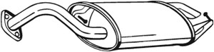 Takaäänenvaimentaja, TOYOTA COROLLA, 174300D300, 1743022460