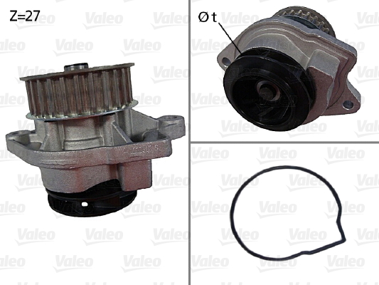 Vesipumppu VALEO 506577