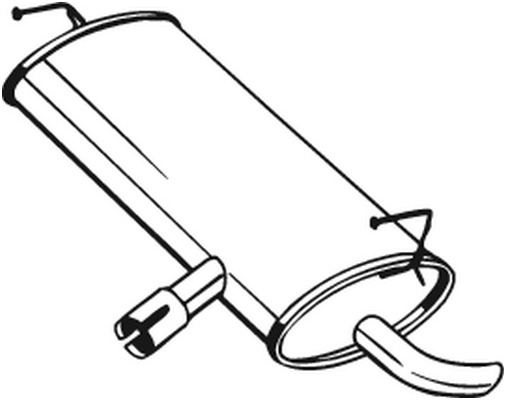 Takaäänenvaimentaja BOSAL 145-203