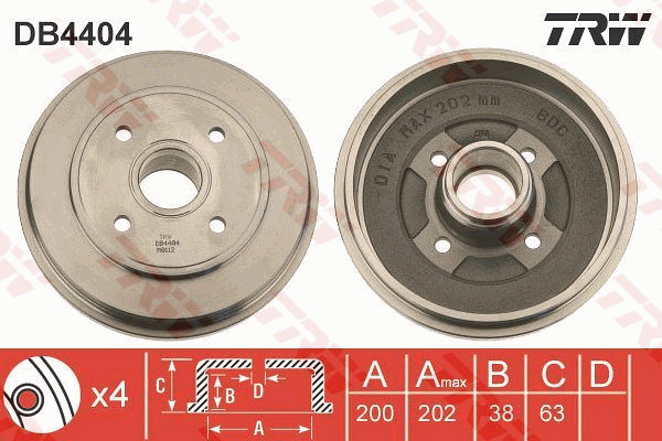 Jarrurumpu TRW DB4404