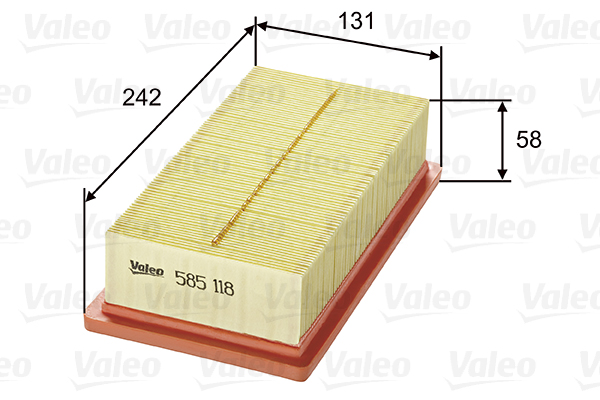 Ilmansuodatin VALEO 585118