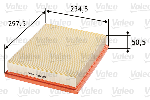 Ilmansuodatin VALEO 585291